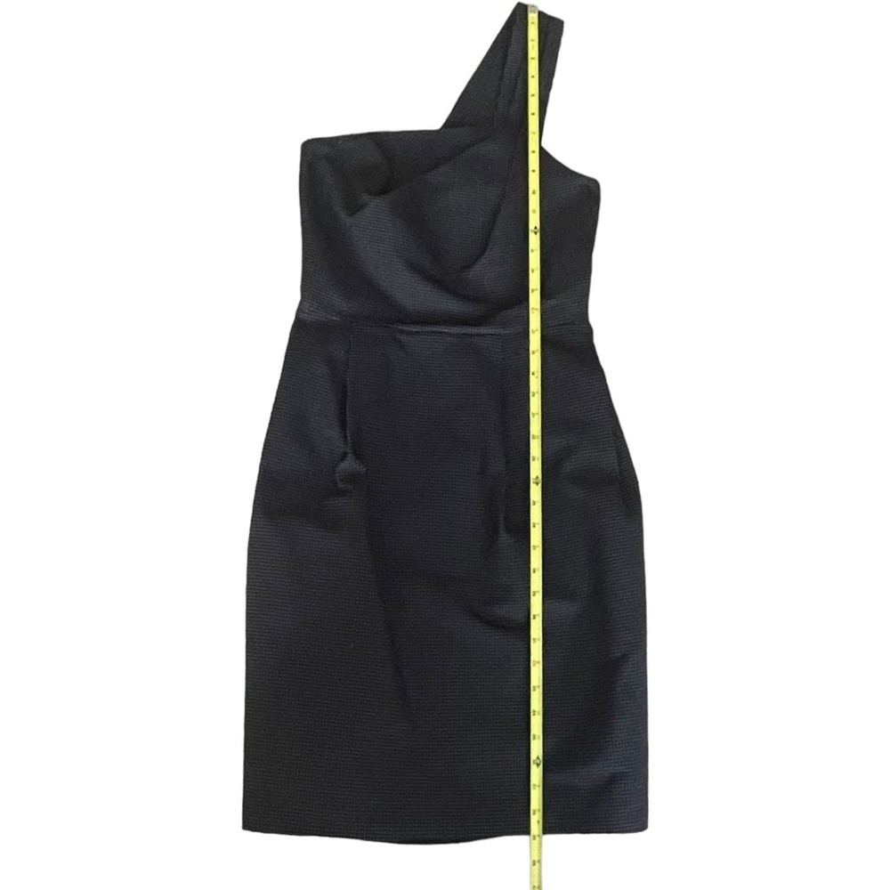 Amaya Arzuaga | Spanish Designer one shoulder black cocktail dress women XS EU38 - Picture 12 of 16